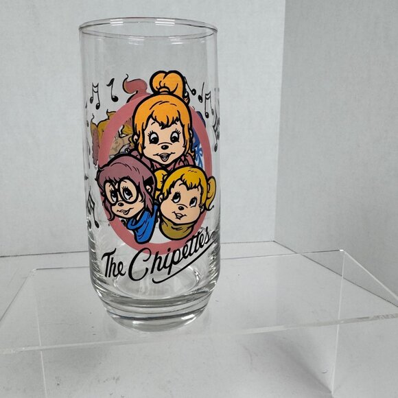 Other - 1985 Chipettes Drinking Glass Alvin & the Chipmunks Karman/Ross Vintage 6"